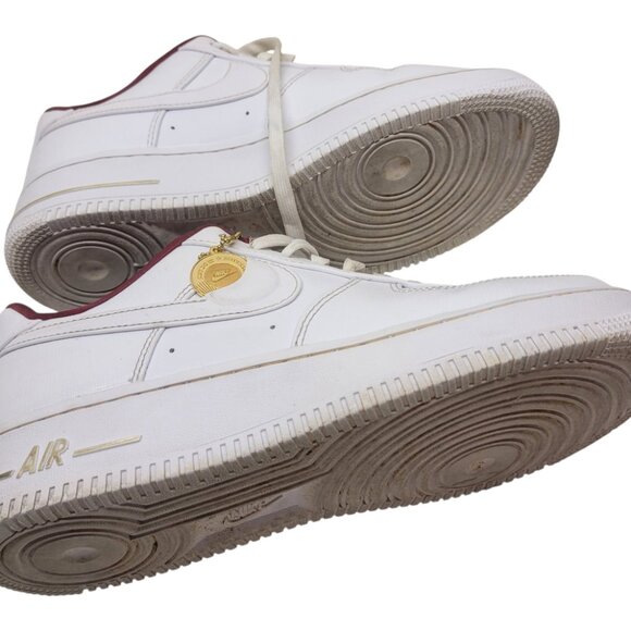 Nike Air Force 1 07 SE Shoes White Red Gold DV7584-100 Sneakers Women’s Size 8.5 - Picture 6 of 12